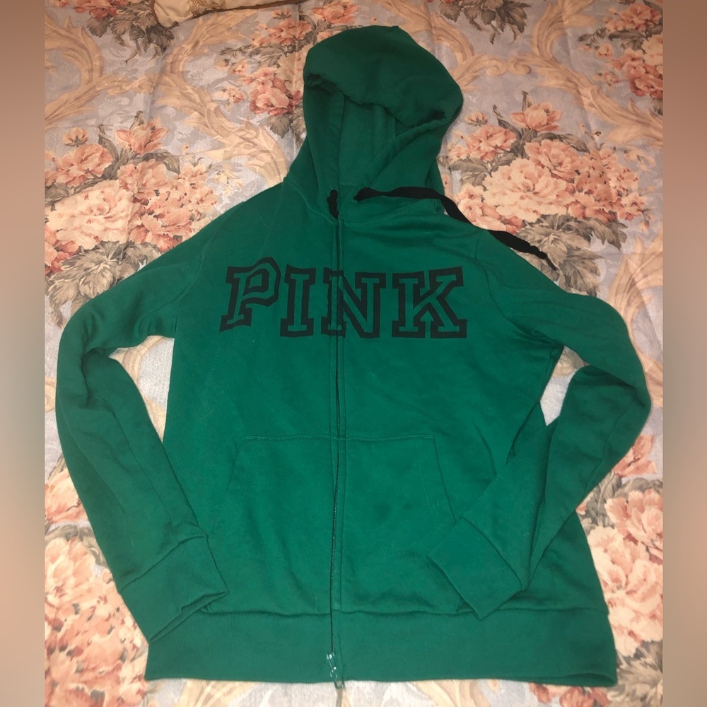 Victoria’s Secret pink green jacket